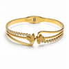 Bracciale Rigido con Farfalle Decorative