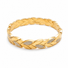 Bracciale con Foglie e Pavé di Cristalli