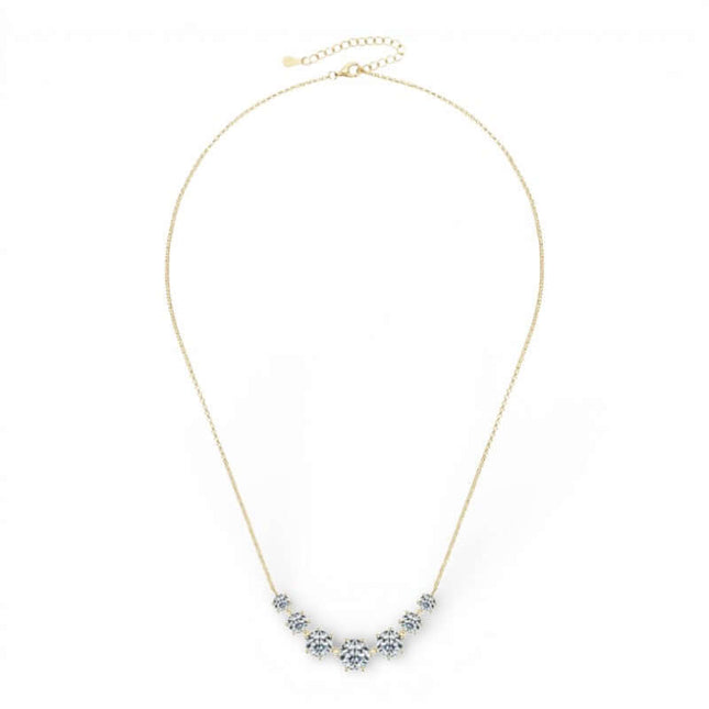 Moissanite Necklace - Certified