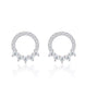 Orecchini con diamante moissanite 