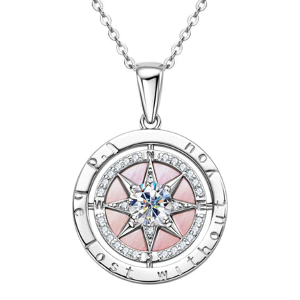 Exquisite Compass Pendant Necklace