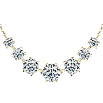 Moissanite Necklace - Certified