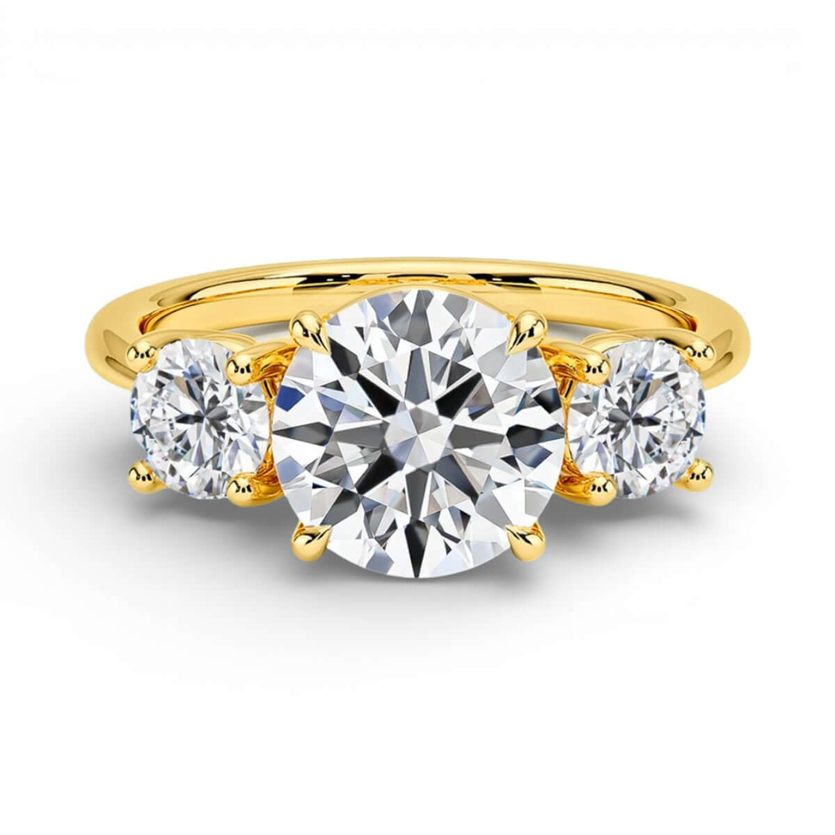 100% Real 14K Gold Engagement Rings