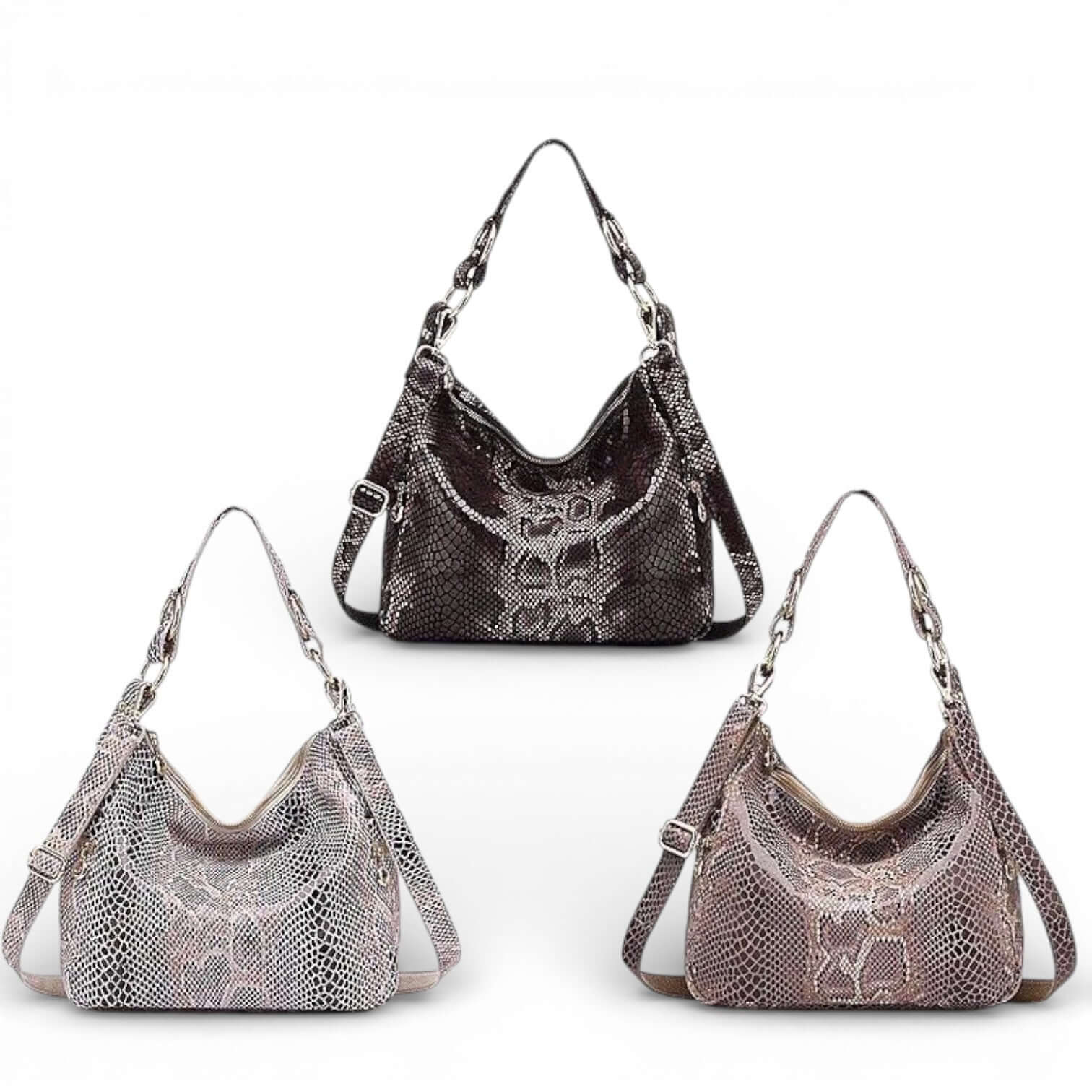 100% Real Leather Snake Bags