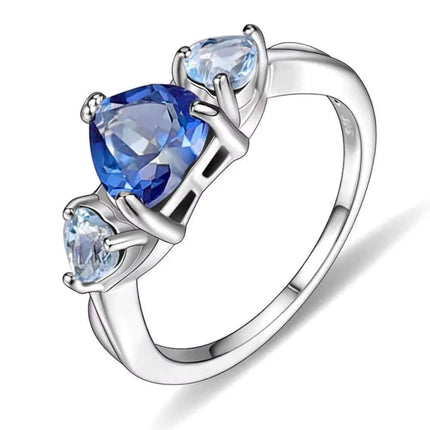 Herzring 925 Sterlingsilber