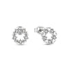 Heart Circle Stud Earrings