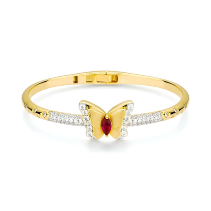 Butterfly Bracelet 925 Sterling Silver Gold-Plated - Marùe