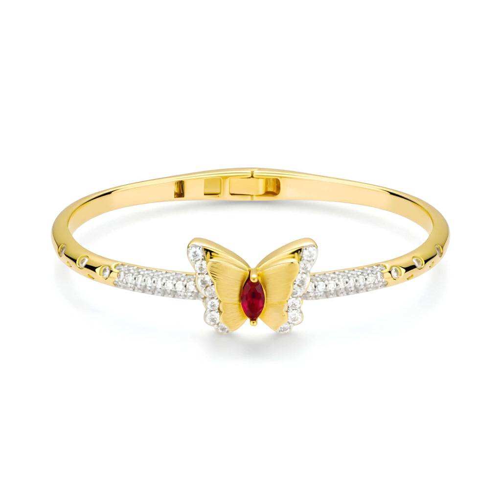 Butterfly Bracelet 925 Sterling Silver Gold-Plated - Marùe