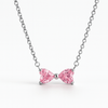 The Rosè Red Amour Bow Necklace