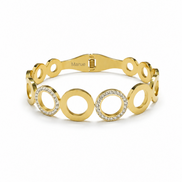 Bracciale Rigido – Acciaio Inox Placcato Oro 18K