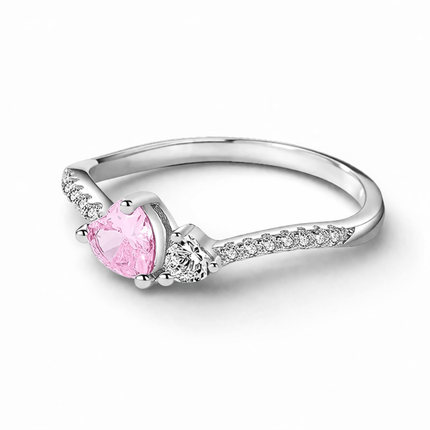 Anello Donna - Cuore Rosa