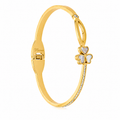 Four-Leaf Clover Bracelet – 18K Gold Plated Stainless Steel