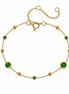 Bracciale con zirconia verde