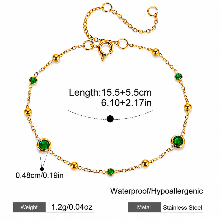 Green Zirconia Bracelet