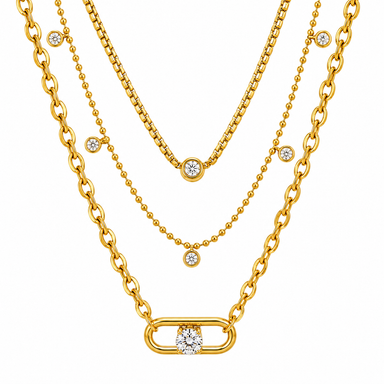 Set Collane con Zirconia