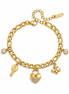 Bracciale con cuore e Charm