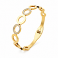 Bangle Bracelet – 18K Gold Plated Stainless Steel