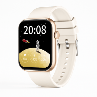 Smartwatches with Bluetooth Call and Message Notifications featuring a stylish design and health monitoring display.