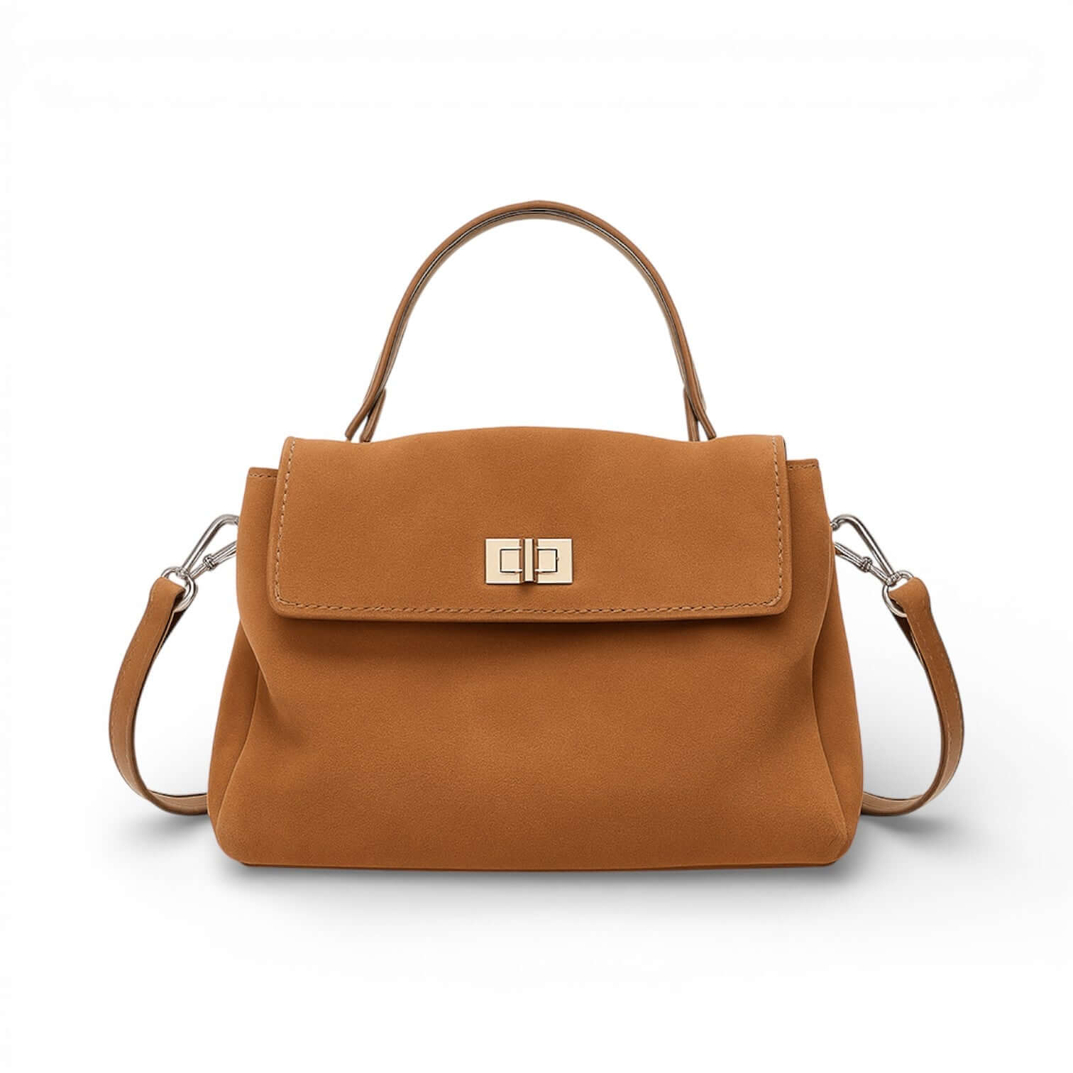 Suede Crossbody Bag