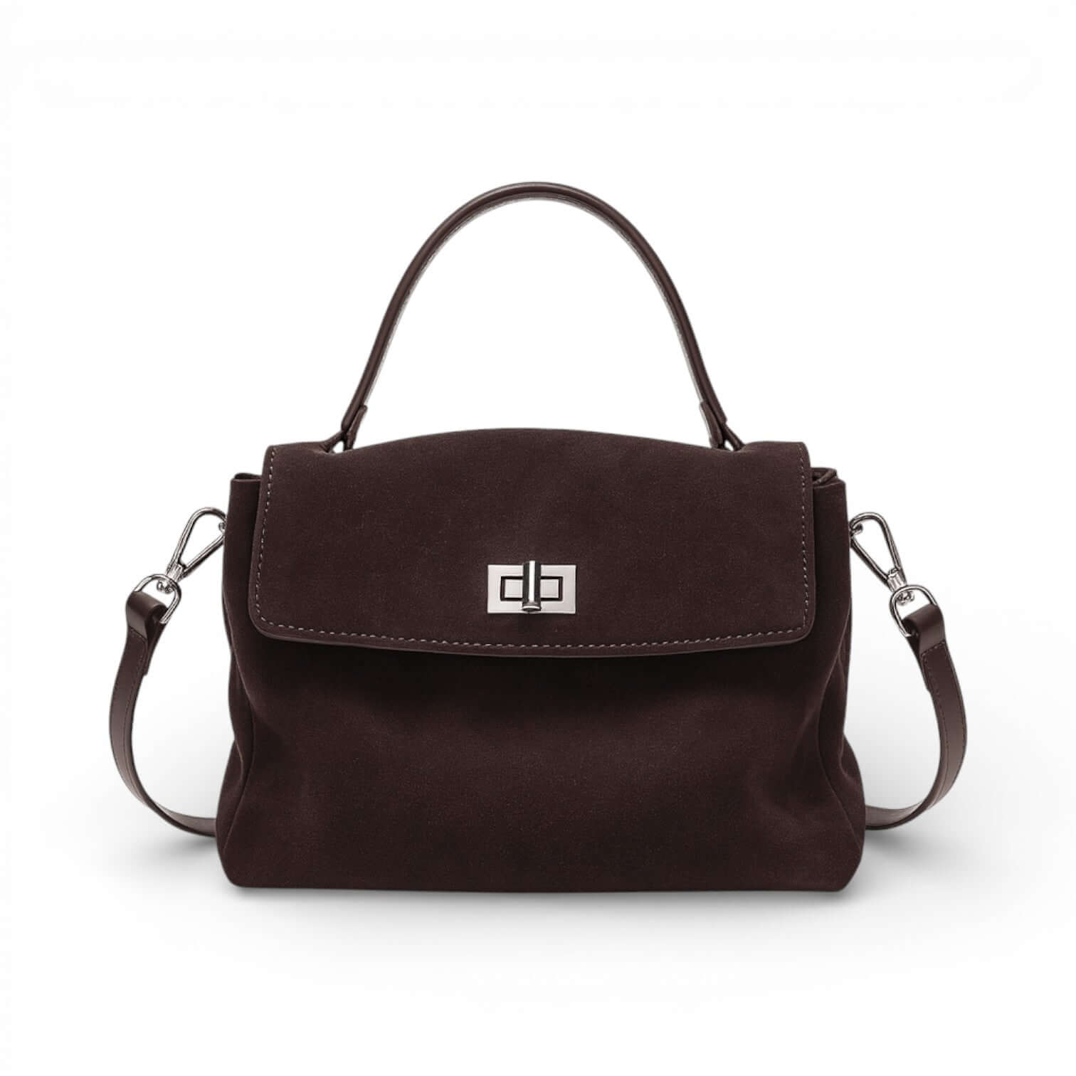 Suede Crossbody Bag