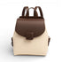 Mini Backpack for Women - Two-Tone Leather
