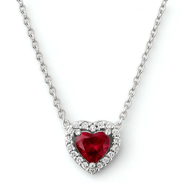 Heart Necklace in 925 Sterling Silver