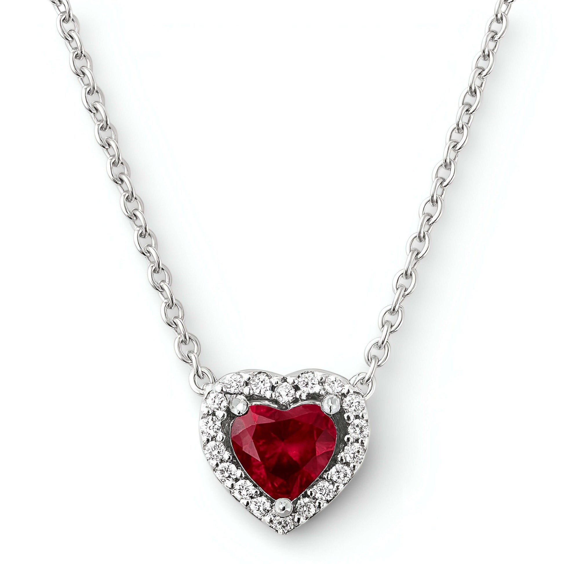 Heart Necklace in 925 Sterling Silver