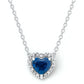 Heart Necklace in 925 Sterling Silver