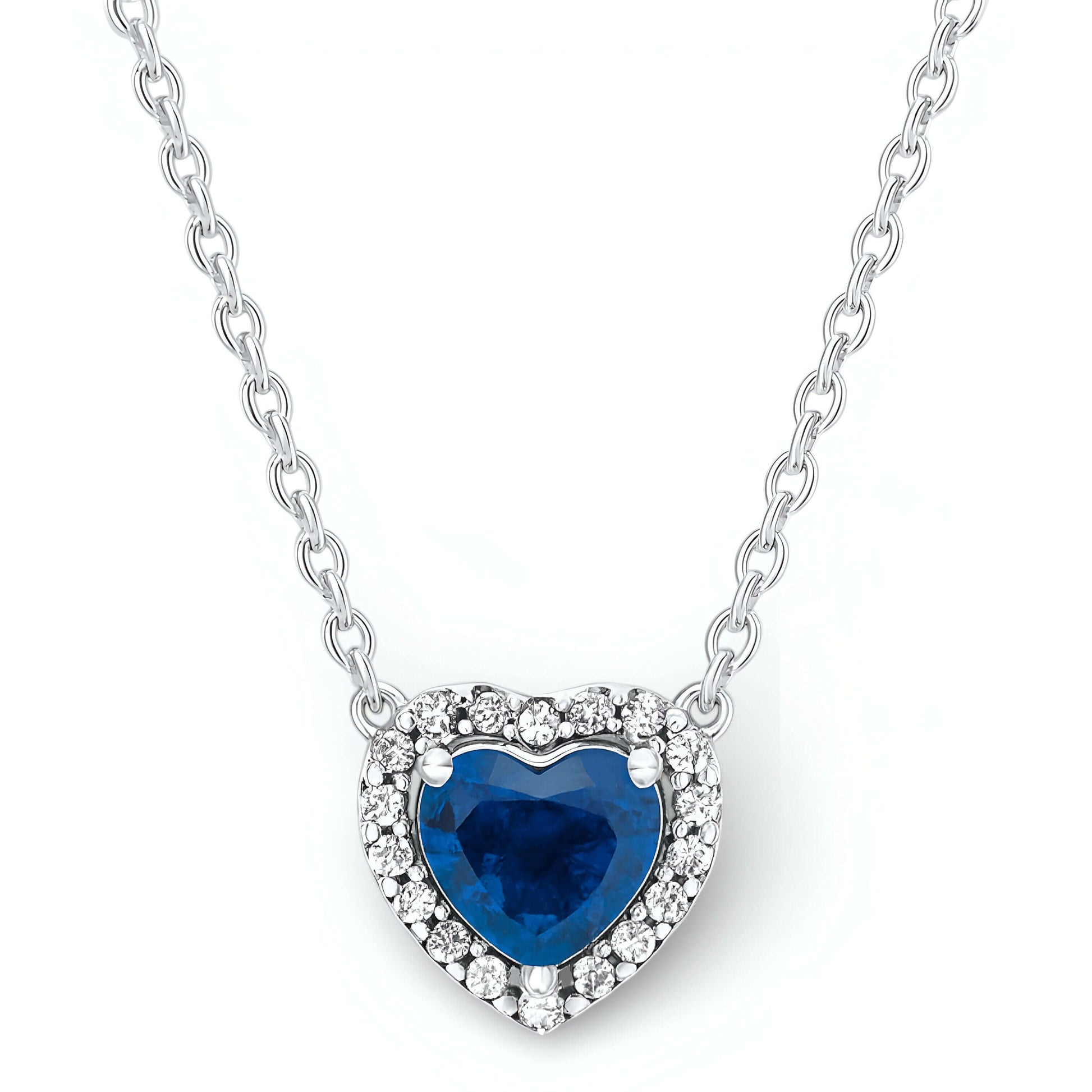 Heart Necklace in 925 Sterling Silver