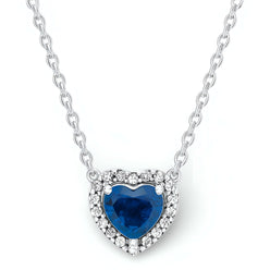 Heart Necklace in 925 Sterling Silver