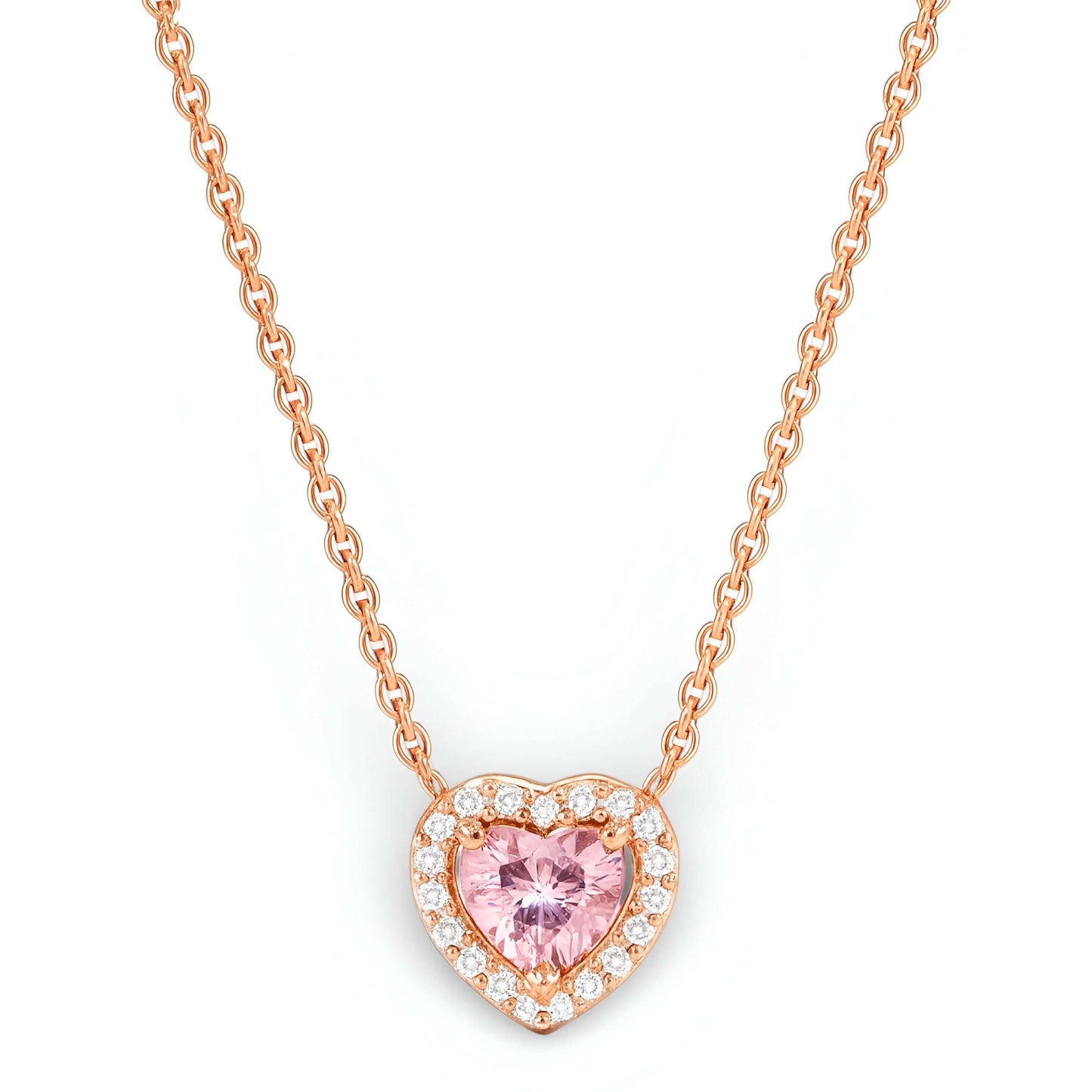 Heart Necklace in 925 Sterling Silver