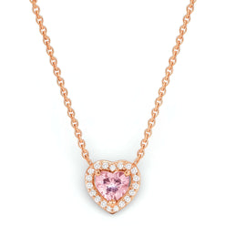 Heart Necklace in 925 Sterling Silver