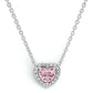 Heart Necklace in 925 Sterling Silver