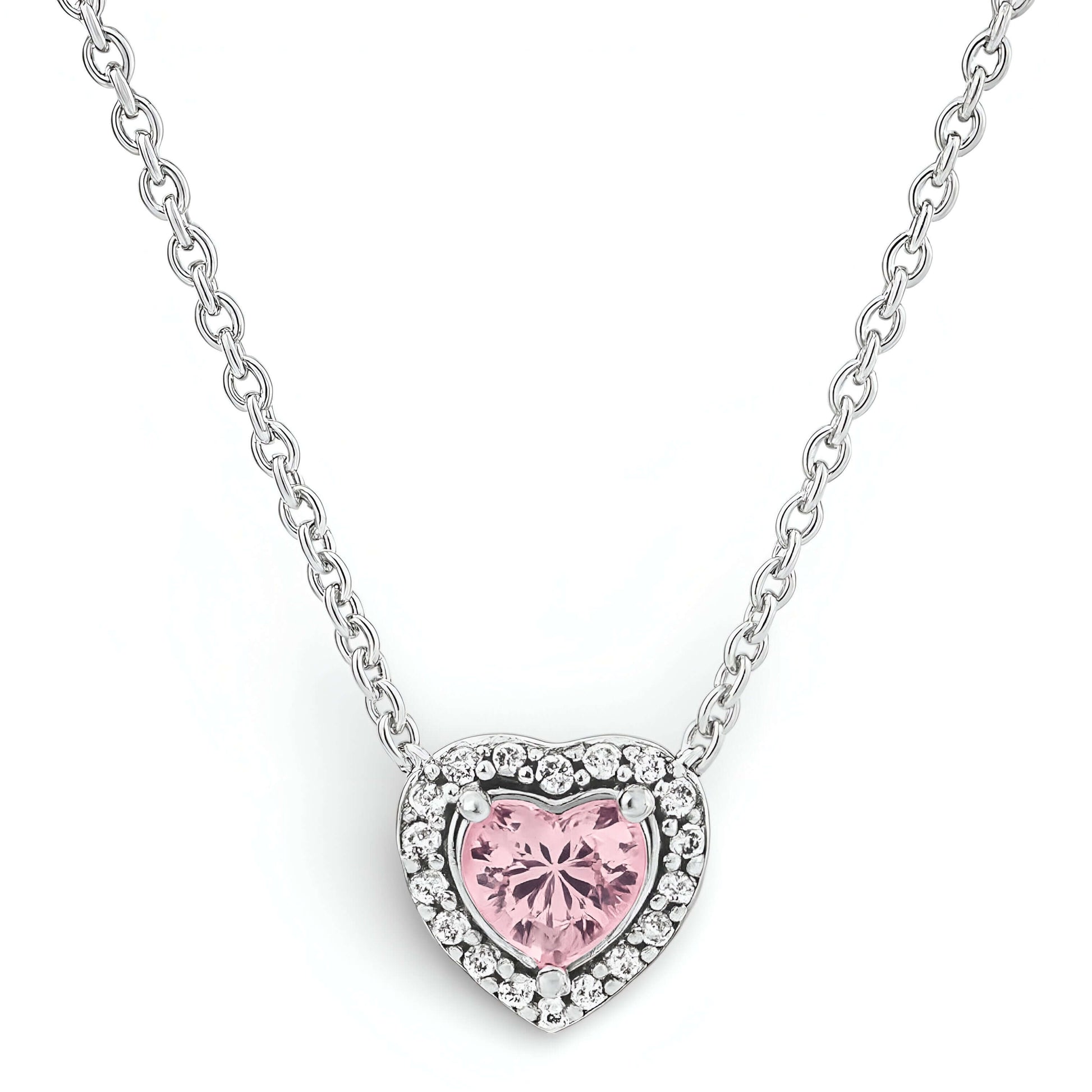 Heart Necklace in 925 Sterling Silver