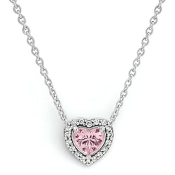 Heart Necklace in 925 Sterling Silver