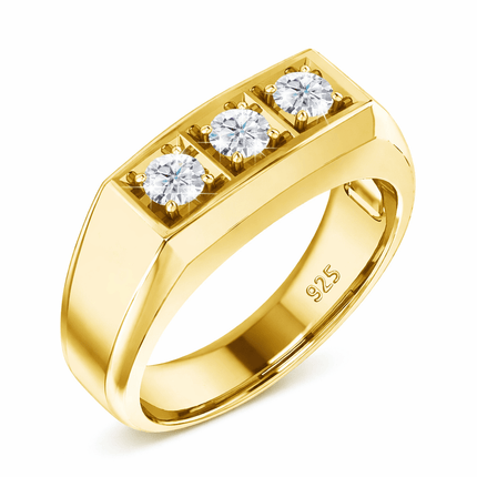 Herren-Moissanit-Ring