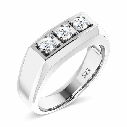 Herren-Moissanit-Ring