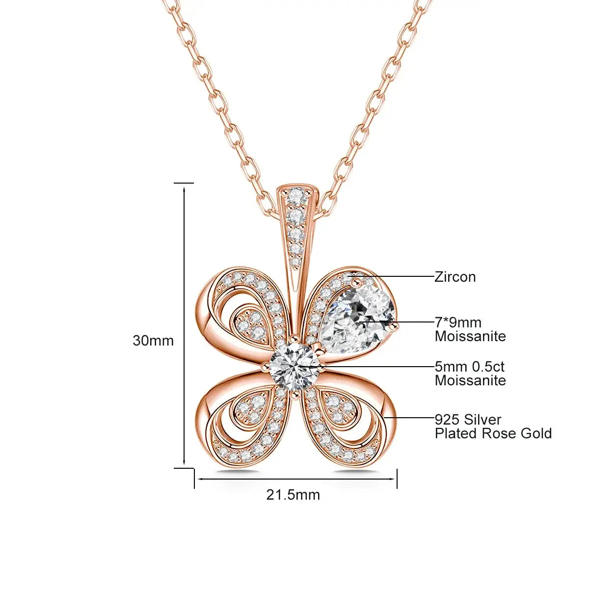 Four-Leaf Clover Necklace - Marùe
