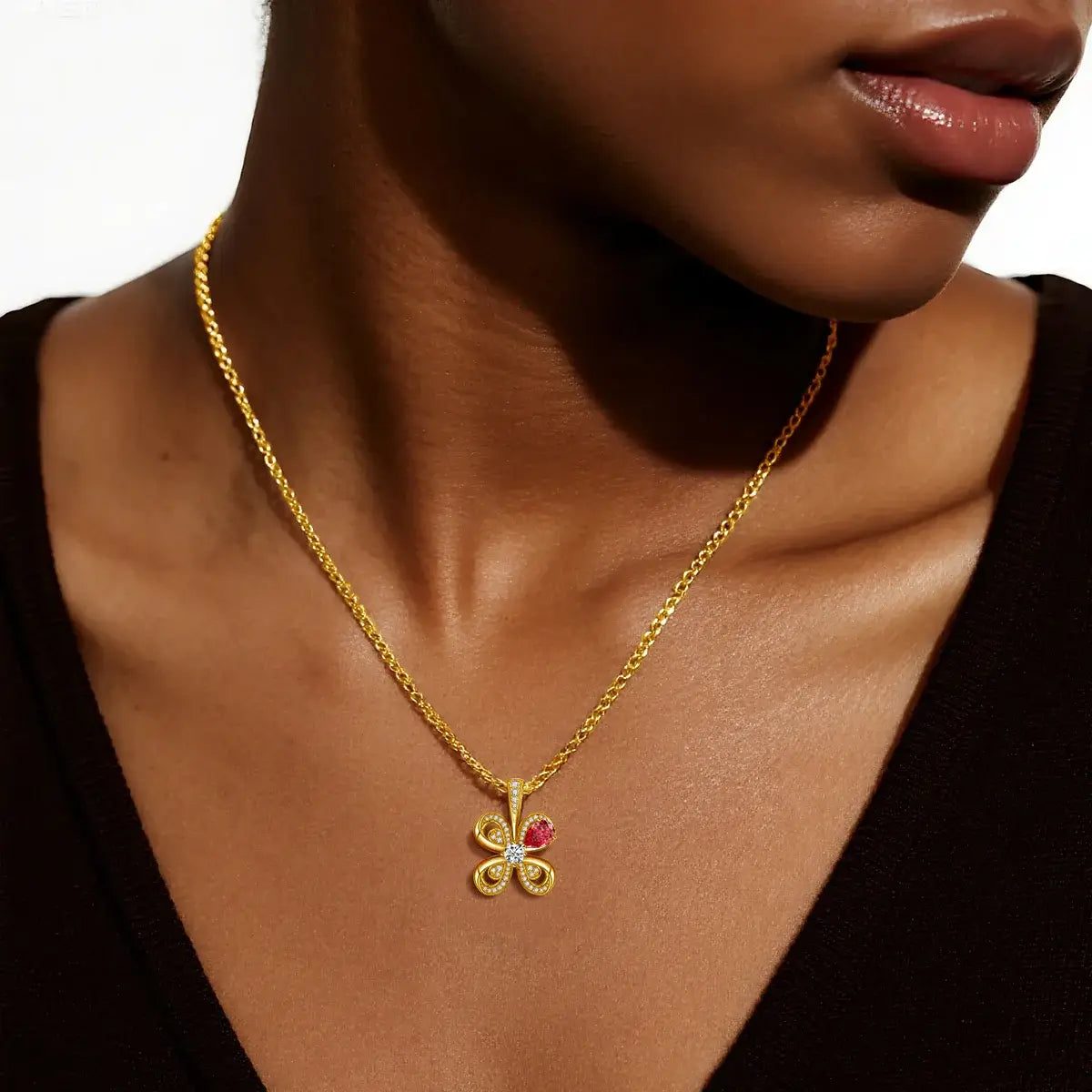 Four-Leaf Clover Necklace - Marùe