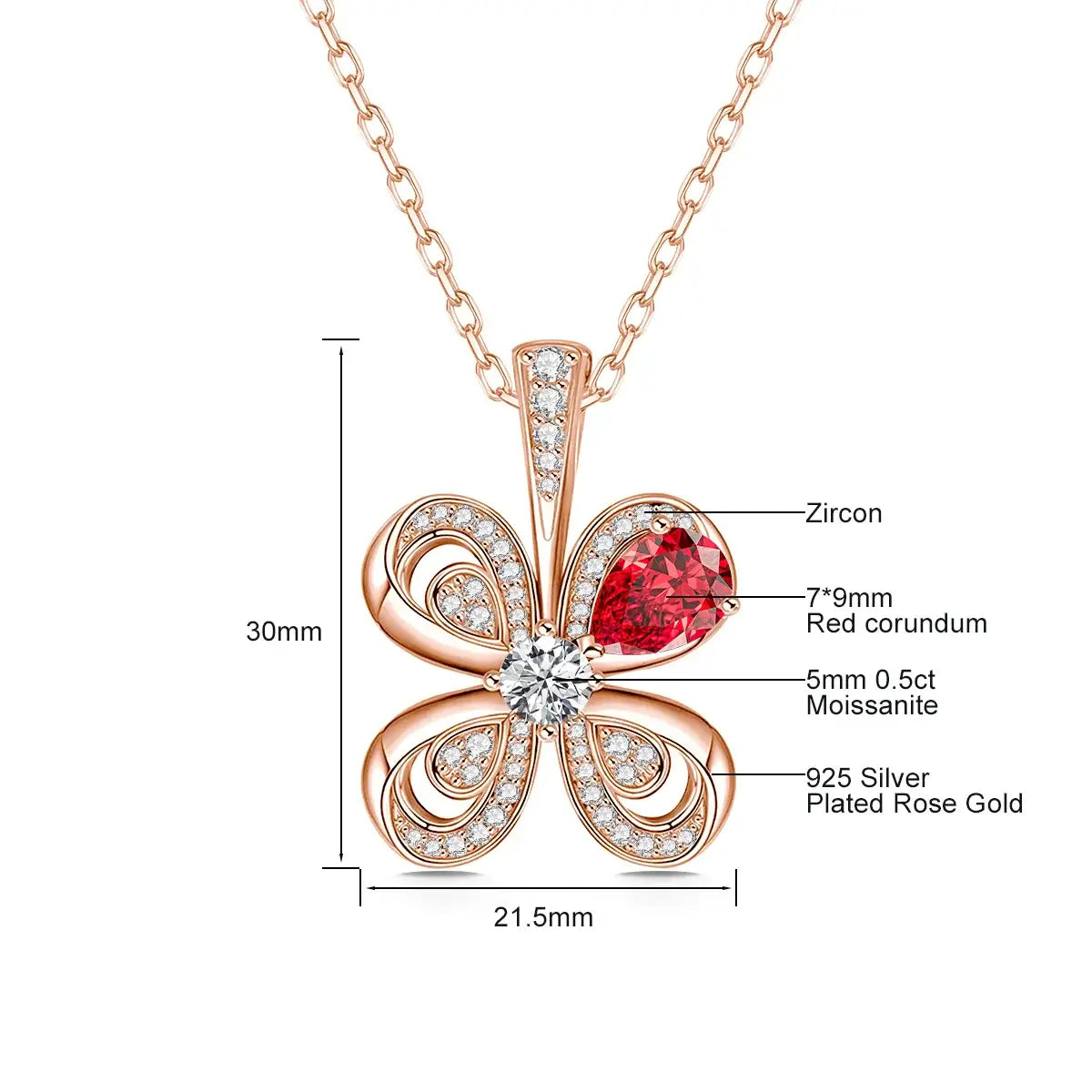 Four-Leaf Clover Necklace - Marùe