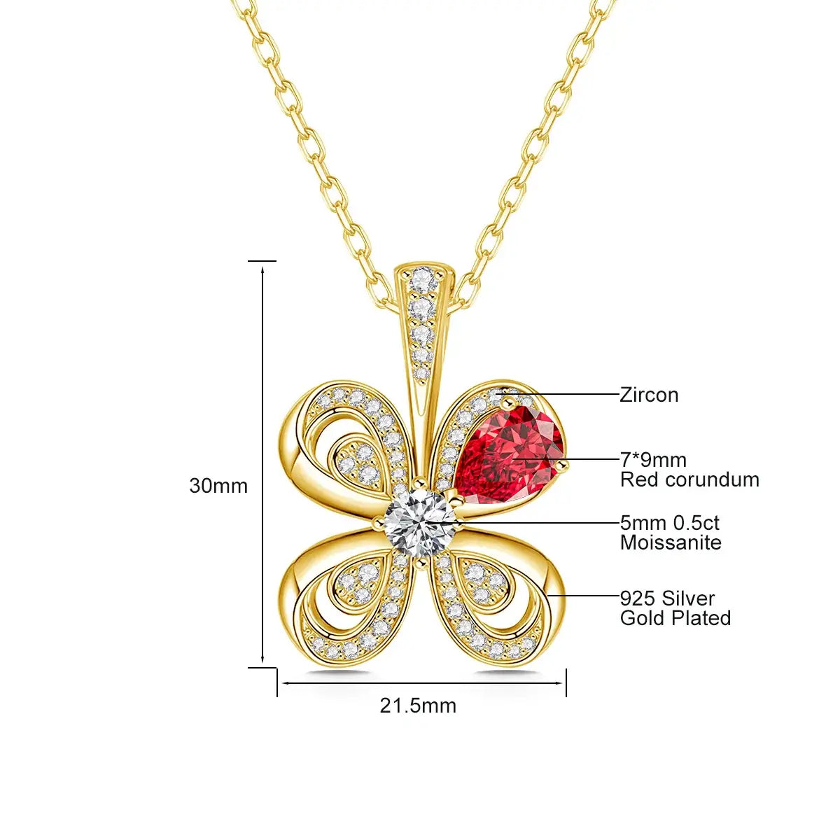 Four-Leaf Clover Necklace - Marùe