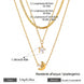 Moon and Star Necklace Set