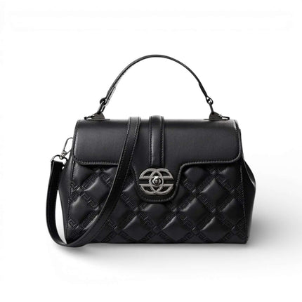 Women's Genuine Leather Crossbody Bag with Cotton Lining