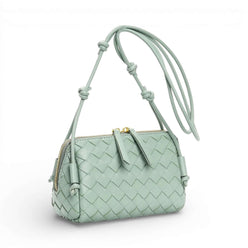 Genuine Leather Woven Bag