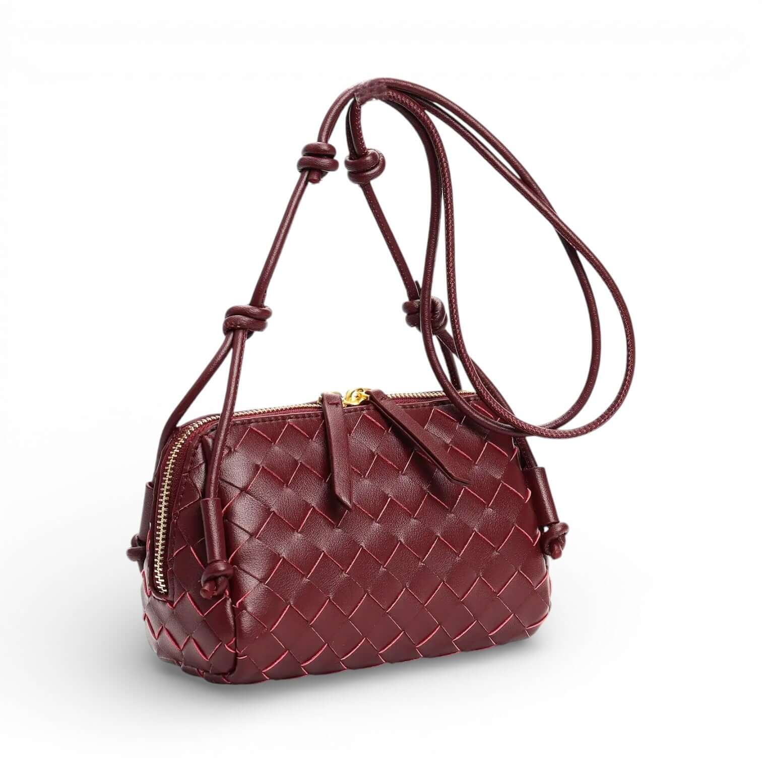 Genuine Leather Woven Bag