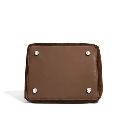 Wildleder-Handtasche Echtes Leder