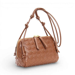 Genuine Leather Woven Bag