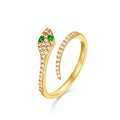 Snake Wrap Ring 925 Sterling Silver