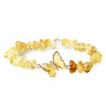 Handmade Butterfly Bracelet Natural Stone