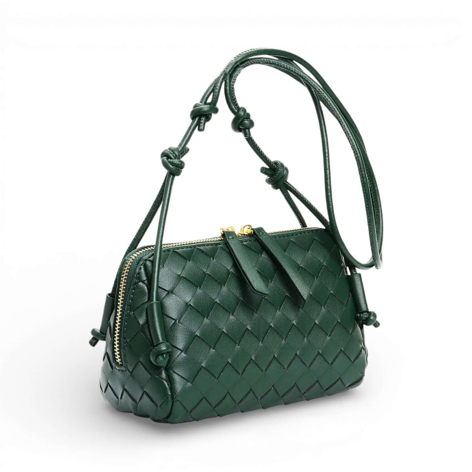 Genuine Leather Woven Bag